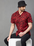 Rigo Rayon Printed Half Sleeves Regular Fit Mens Casual Shirt